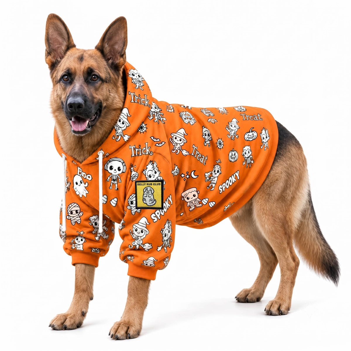 Craftikit Halloween Dog Hoodie, Color Your Own Fleece Pet Sweater
