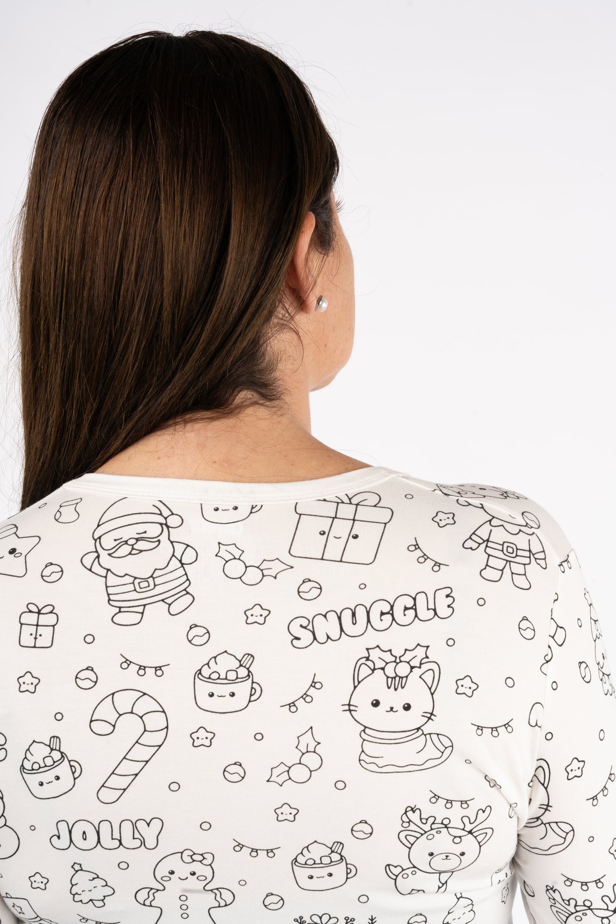 Women's Christmas Pajamas - Color Your Own Matching Family Pajamas