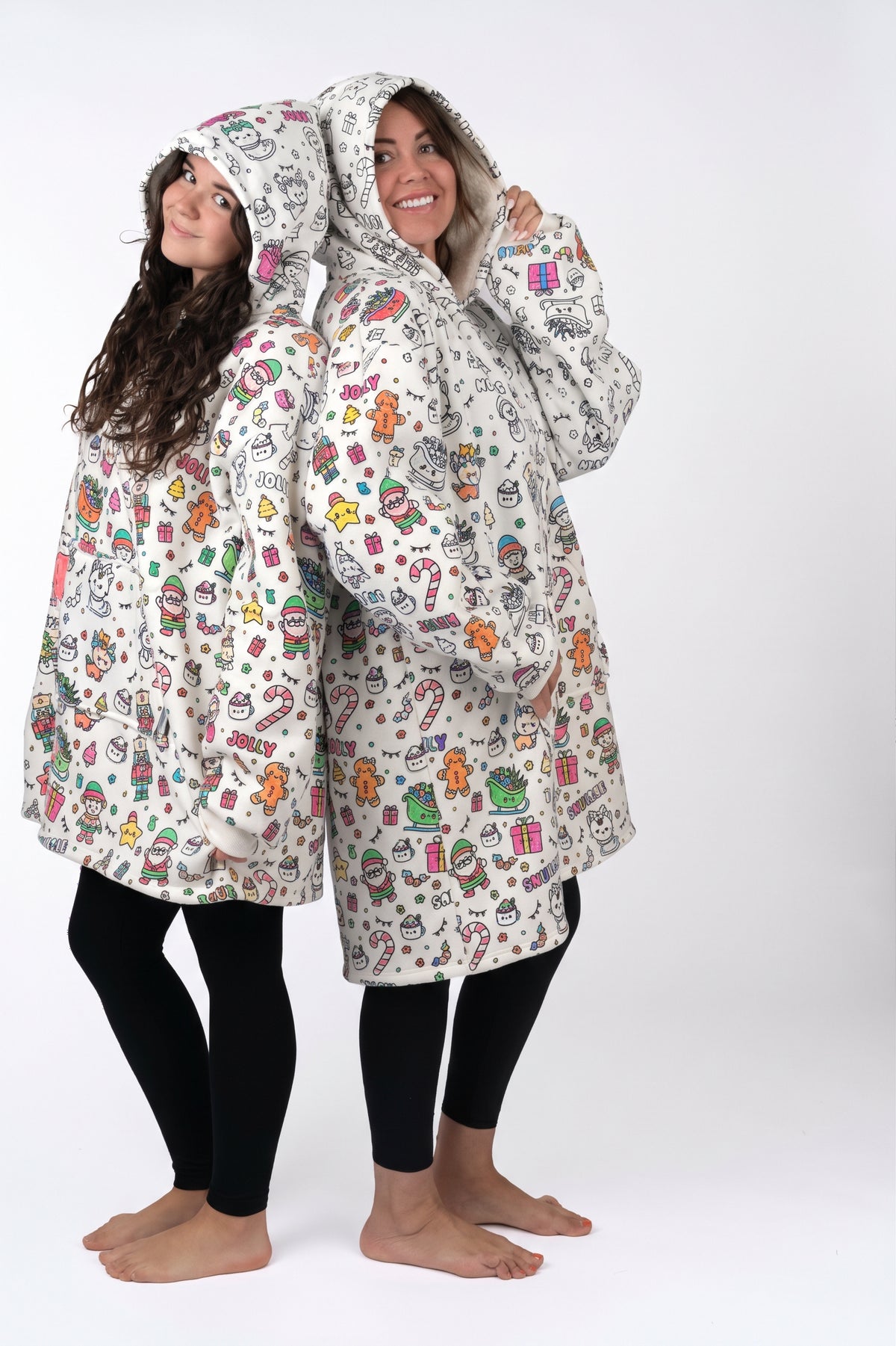 Christmas Color Your Own Hoodie Blanket