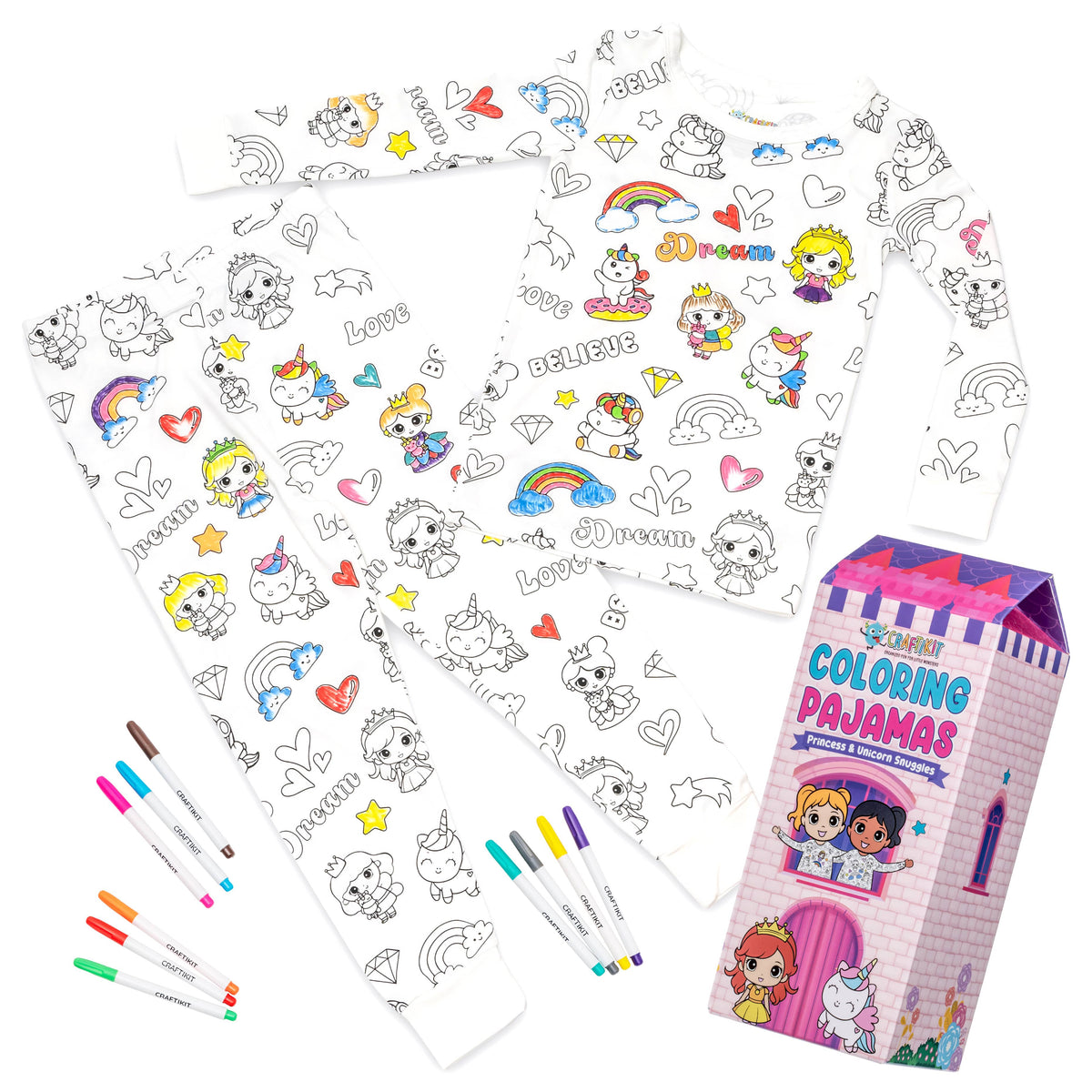 Coloring pajamas