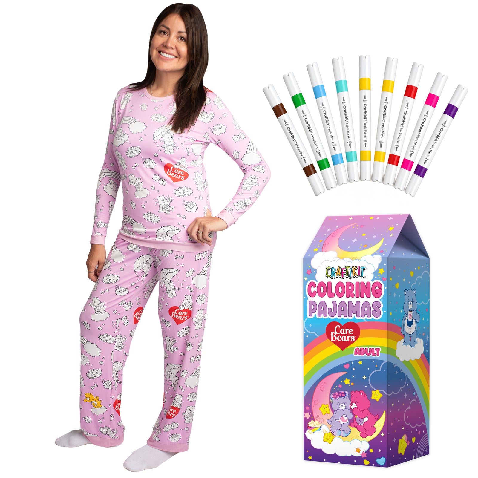 Care Bears™ Coloring Pajamas for Women