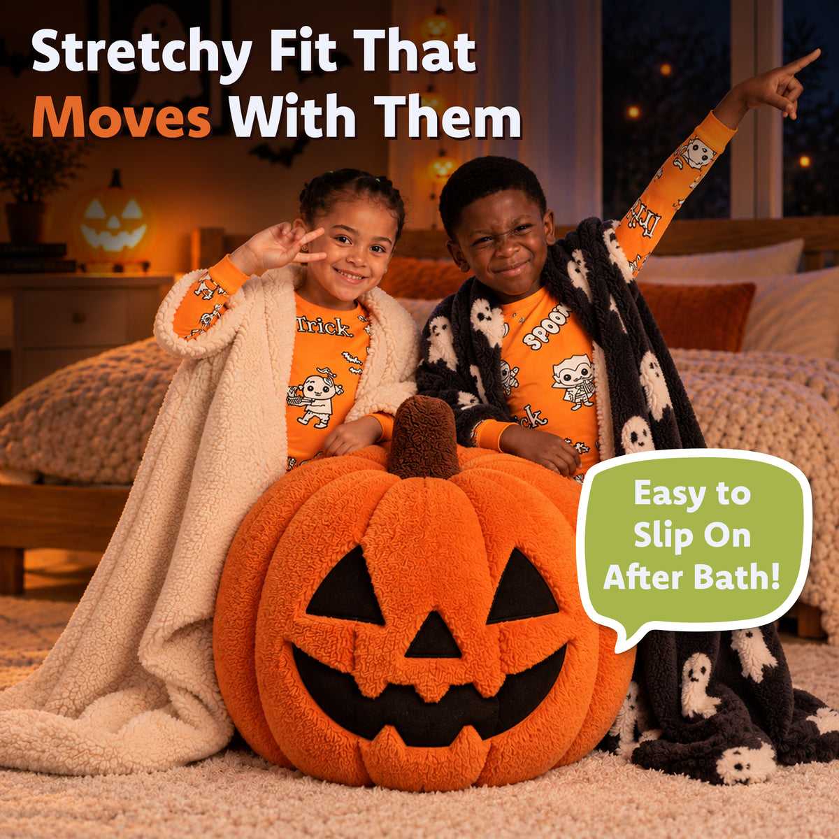 Halloween Coloring Pajamas