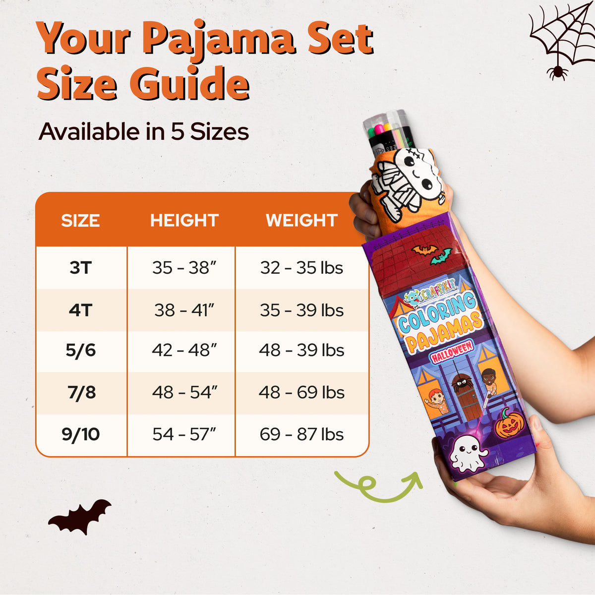 Halloween Coloring Pajamas