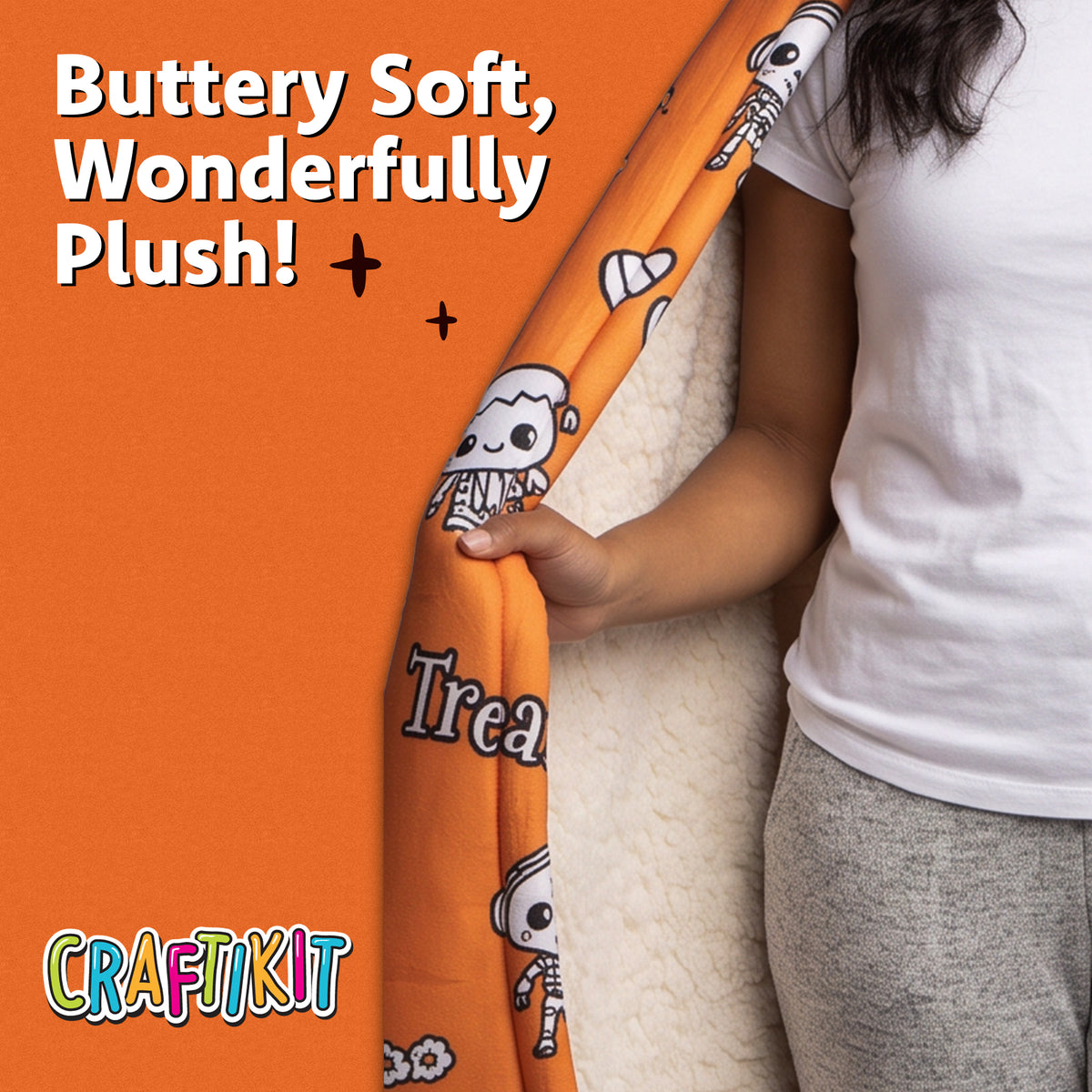 Halloween Coloring Blanket