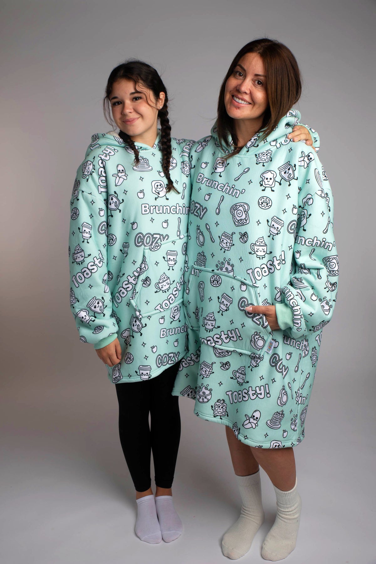 Craftikit Cozy Breakfast Coloring Hoodie Blanket