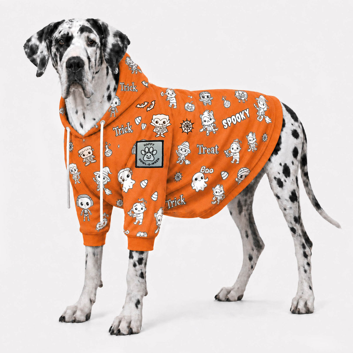 Craftikit Halloween Dog Hoodie, Color Your Own Fleece Pet Sweater