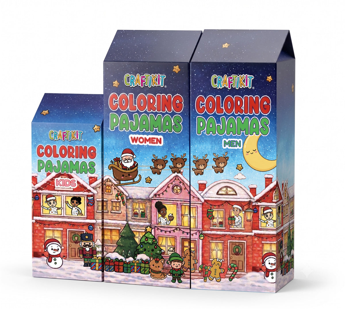 Christmas KIDS coloring pjamas