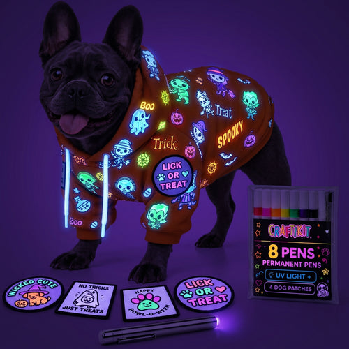 Coloring dog hoodies