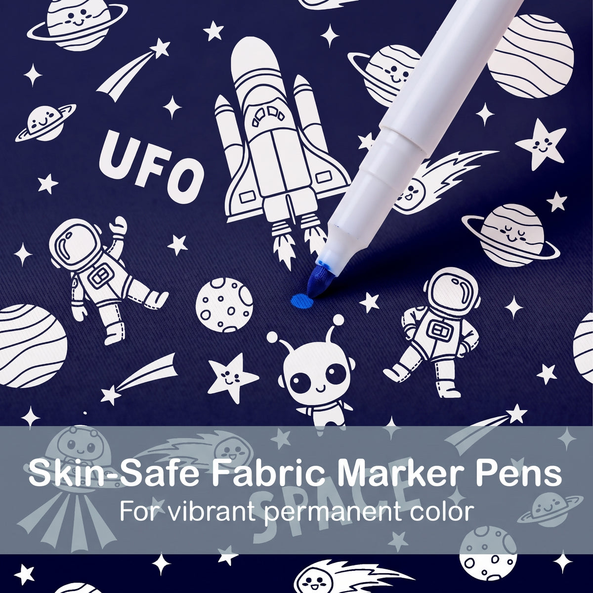 Space Coloring Pajamas