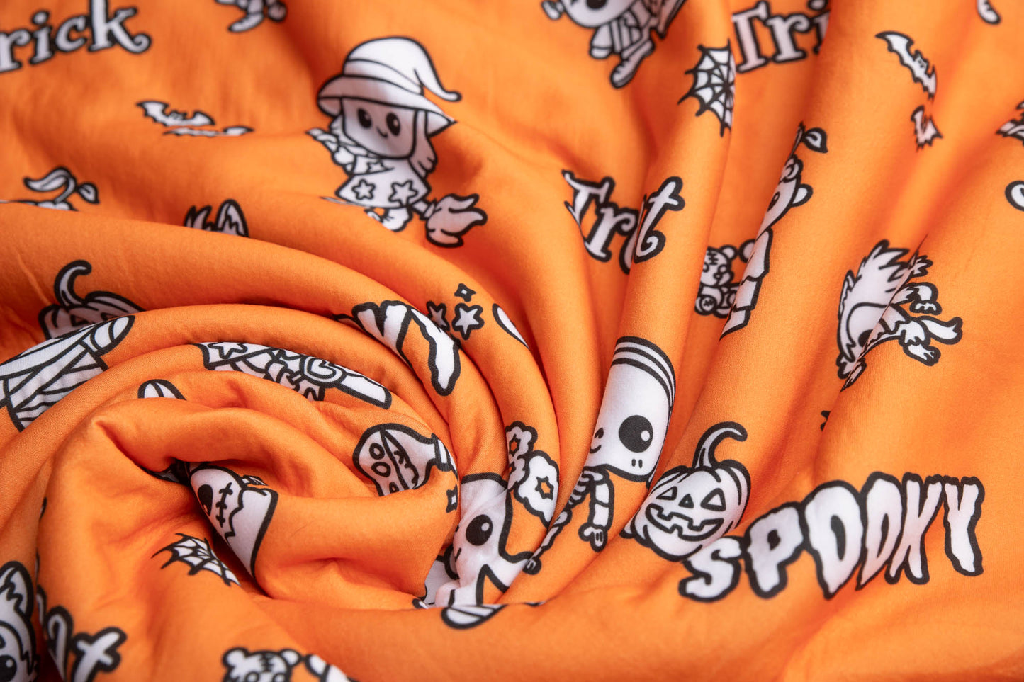 Halloween Coloring Blanket for Grown-Ups, 16 Fabric Markers Included