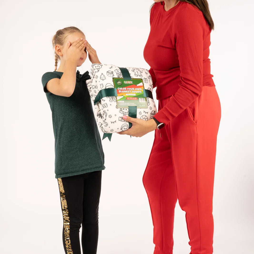 Christmas Color Your Own Hoodie Blanket