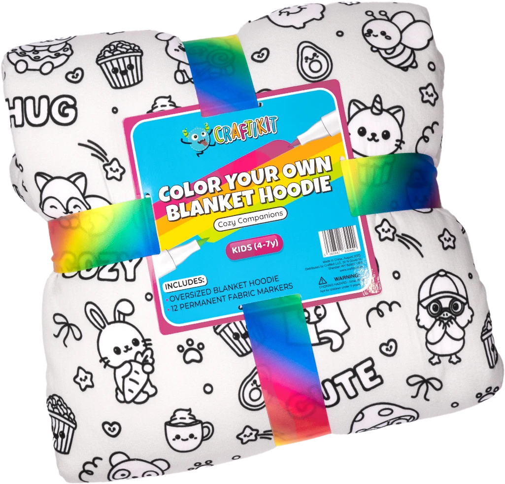 Color-Your-Own Blanket Hoodie
