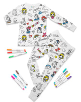 Unicorn & Princess Coloring Pajamas