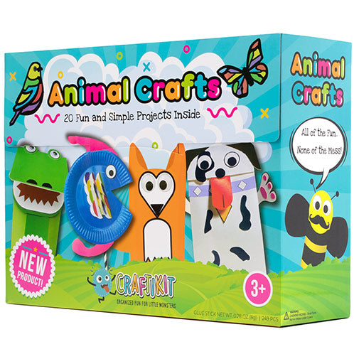 Craftikit Animal Crafts Kit 20 Fun and Simple Projects Inside